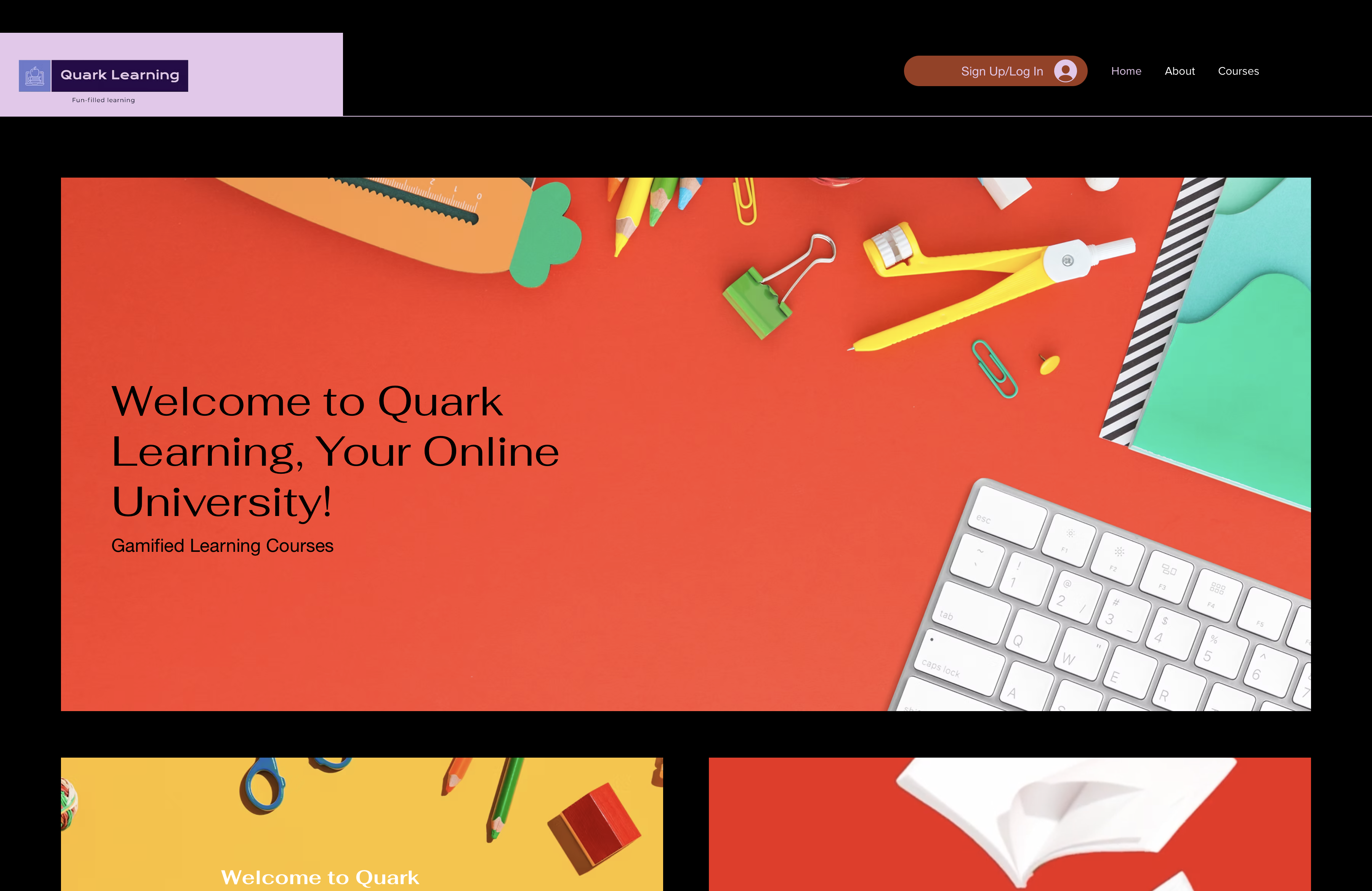 Quark Learning Home Page